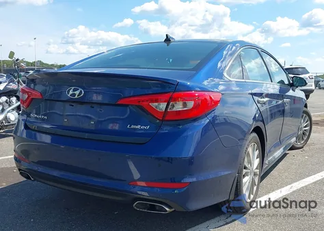 2015 Hyundai Sonata Limited z USA, uszkodzony, nr VIN 5NPE34AF2FH199197